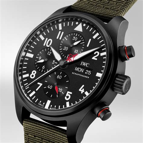 iwc pilot automatic top gun|pilot's watch chronograph top gun.